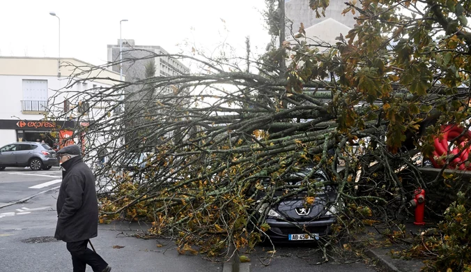 Orkan Ciaran szaleje w Europie. Są ofiary śmiertelne
