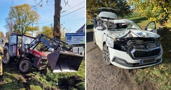 36-latek z Przasnysza kierował ciągnikiem mając prawie 4 promile alkoholu w organizmie. Oprócz tego poszczycić może się sądowym zakazem kierowania pojazdami mechanicznymi. Mężczyzna doprowadził do groźnie wyglądającego wypadku. Trudno uwierzyć, że nikomu nic się nie stało.