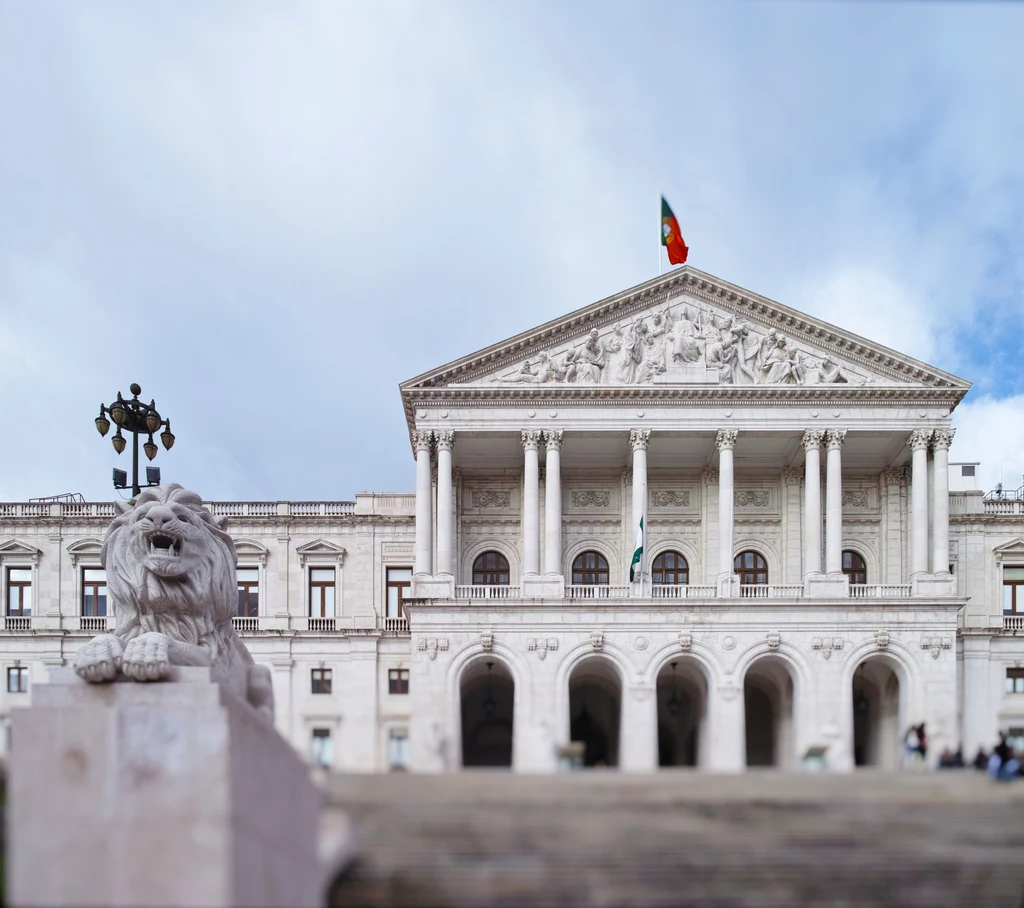 Budynek portugalskiego parlamentu w stolicy kraju Lizbonie