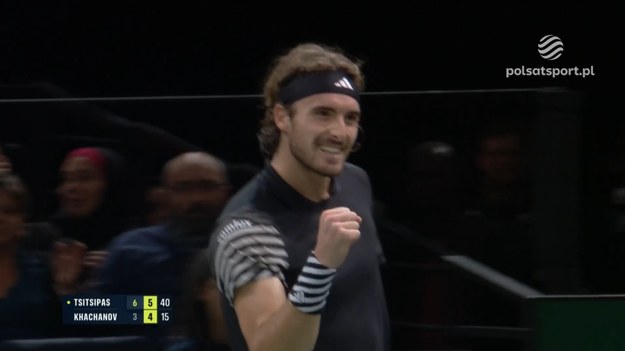 Skrót meczu turnieju ATP w Paryżu Stefanos Tsitsipas - Karen Chaczanow.

