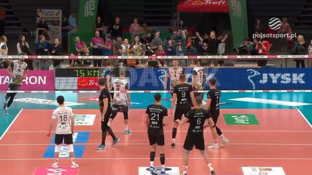 Fragment meczu Trefl Gdańsk – KGHM Cuprum Lubin w 4. kolejce PlusLigi.

