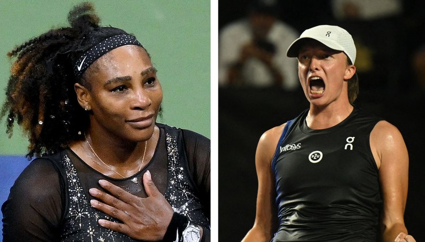 Nawet Serena Williams collaborates with Idze Świątek.Polki