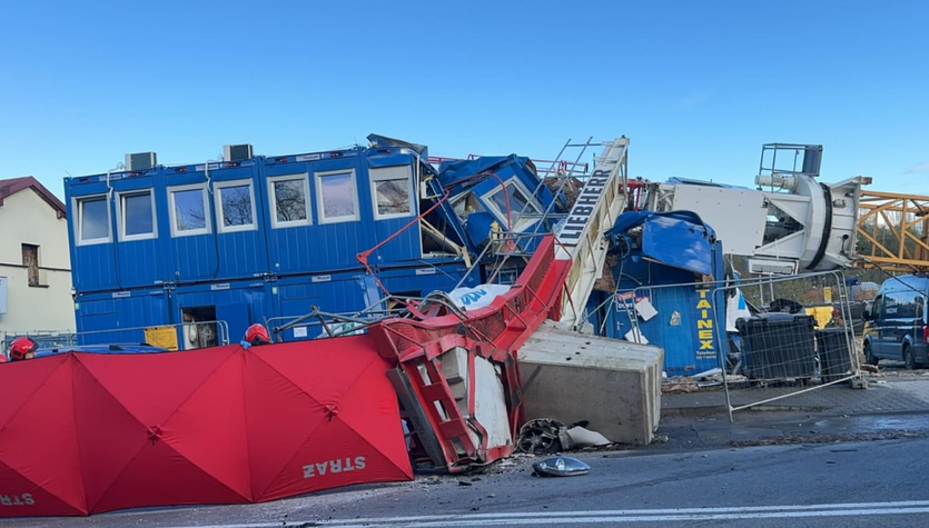  Tragedia na budowie w Wieliczce. Jedna osoba nie żyje