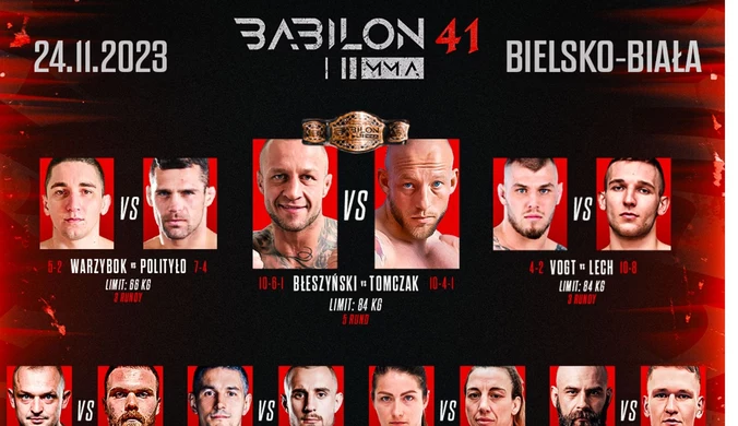 Adrian Błeszyński przed Babilon MMA 41: Zostawię w klatce całe serce