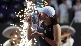 Iga Świątek świętuje wygranie finałów WTA. W sieci pojawił się filmik
