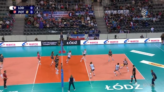 Skrót meczu Grot Budowlani Łódź – SC Potsdam 0:3 (21:25, 18:25, 24:26) - CEV Champions League grupa C.

