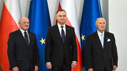 Sawicki i Seweryński marszałkami seniorami. Prezydent wręczył akty powołania