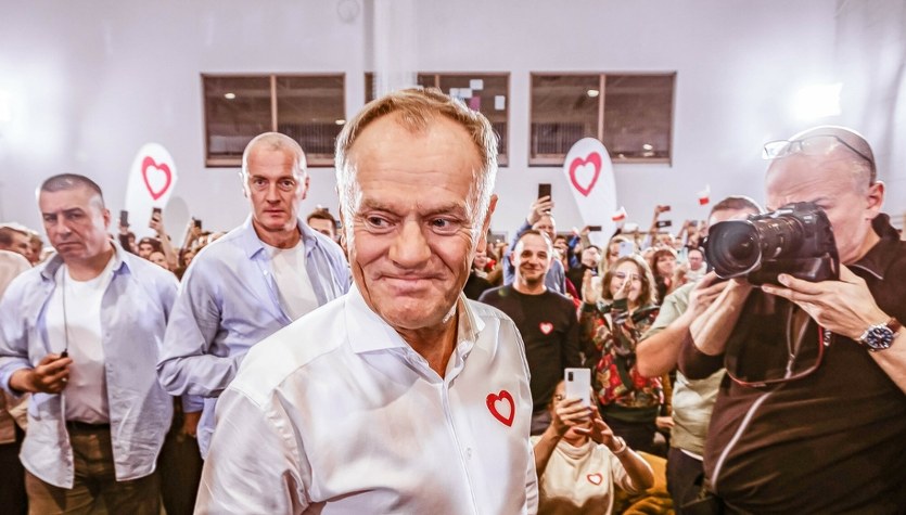 Inauguracja kampanii wyborczej. Wystąpienie Donalda Tuska Inauguracja kampanii wyborczej. Wystąpienie Donalda Tuska