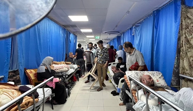 "Główny szpital w Gazie przestał funkcjonować". Dramatyczny apel WHO