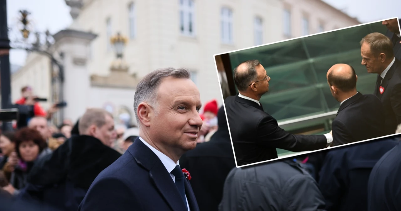 Andrzej Duda wyciągnął rękę do Donalda Tuska (fot. Radek Pietruszka), ale i ostrzegł przyszły rząd