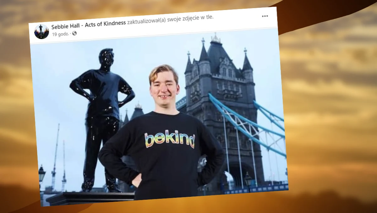 Bądź dobry dla ludzi, a wystawią ci pomnik - tak w skrócie można opisać historię 20-letniego Brytyjczyka, który mianowany został najbardziej życzliwym człowiekiem w Wielkiej Brytanii.