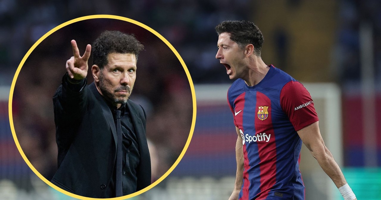 Ależ sceny na konferencji prasowej Simeone. Nagle wypalił o... Lewandowskim