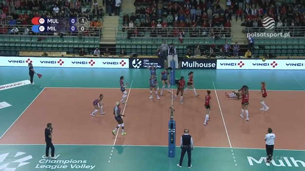 Skrót meczu Volley Mulhouse Alsace – Allianz Vero Volley Milano 0:3 (11:25, 12:25, 22:25) - grupa A CEV Champions League 2023/2024.

