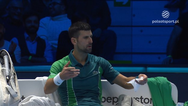 Novak Djoković w charakterystyczny dla siebie sposób zareagował na gwizdy kibiców podczas ATP Finals w Turynie. 

