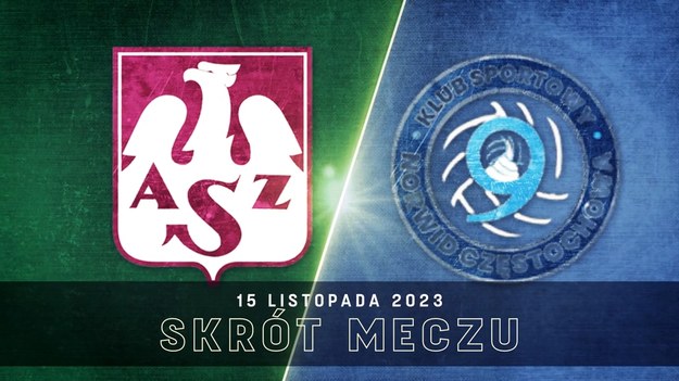 Skrót meczu Indykpol AZS Olsztyn – Exact Systems Hemarpol Częstochowa 3:1 (21:25, 27:25, 25:21, 26:24) - siatkówka, PlusLiga 2023/2024 - 6. kolejka.