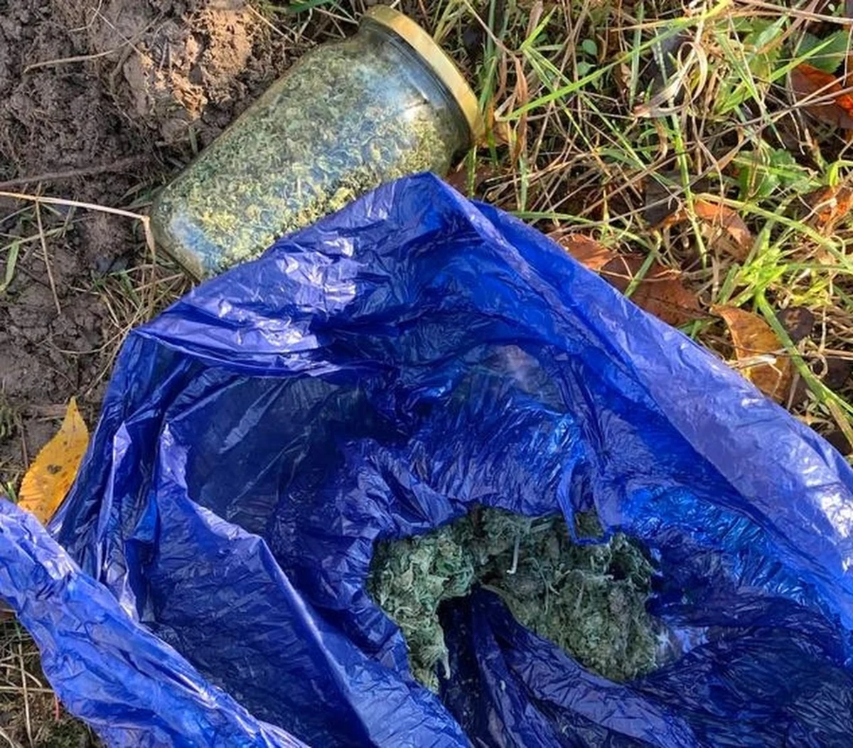 Policjanci z Mławy przejęli ponad 10 kilogramów amfetaminy i ponad 2 kilogramy marihuany. Narkotyki były ukryte na zapleczu małego sklepu i w beczce zakopanej pod lasem. Funkcjonariusze zatrzymali czterech mężczyzn.