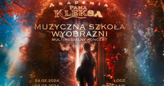 Bajkowy i porywający multimedialny koncert z udziałem wyjątkowych gości – oto Akademia Pana Kleksa na żywo! Jego Muzyczna Szkoła Wyobraźni pełna magicznych atrakcji dla całej rodziny rusza już w lutym 2024 roku i zagości w największych halach w Polsce. 