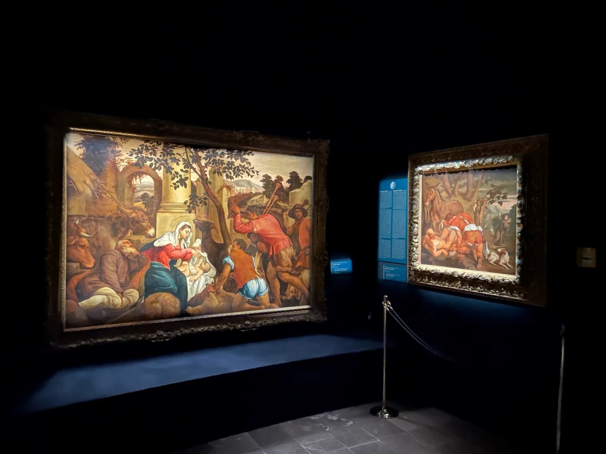 Obraz Giovanniego Belliniego "Madonna z Dzieciątkiem" można od piątku oglądać na kameralnym pokazie dzieł mistrzów włoskiego renesansu w Zamku Królewskim na Wawelu. Na tę okoliczność sprowadzono do Krakowa obrazy Jacopa Bassana, Rossa Fiorentina, Tycjana i Padovanina.

