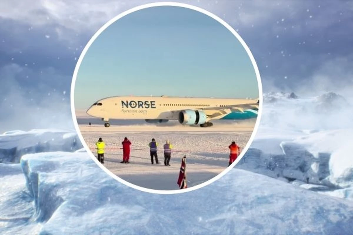 Pas startowy wyrzeźbiony w śniegu i lodzie o długości 3 kilometrów i szerokości 60 metrów - w takim miejscu w środę lądował Boeing 787 Dreamliner. Maszyna po raz pierwszy w historii dotarła na Antarktydę. Cel? Rozwój norweskich badań antarktycznych.