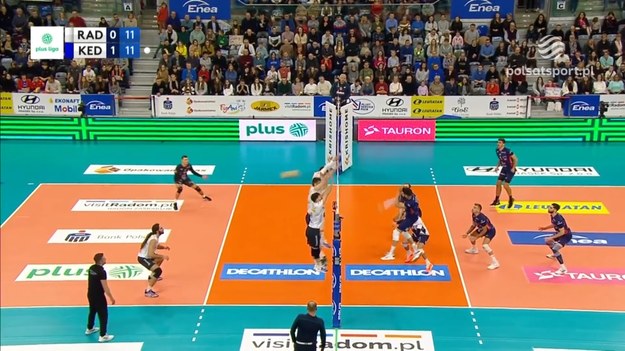 Enea Czarni Radom - Grupa Azoty ZAKSA Kędzierzyn-Koźle 0:3 (26:28, 21:25, 20:25)

