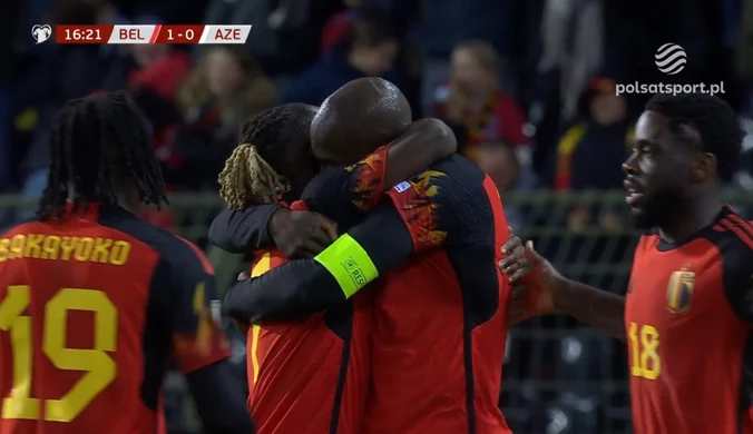 El. Euro 2024: Belgia - Azerbejdżan 5-0. SKRÓT. WIDEO