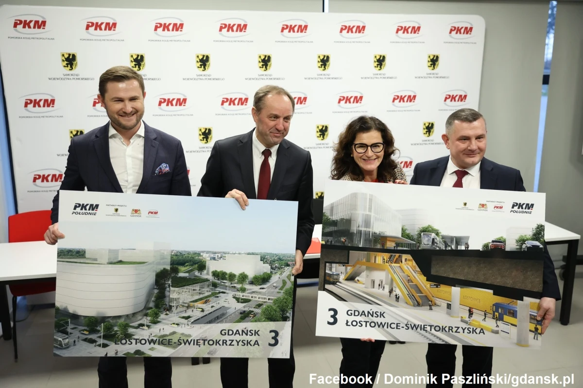 "PKM Południe to rewolucyjny projekt, dzięki któremu w Gdańsku powstanie nowoczesny system transportu kolejowego. Linia, która połączy Śródmieście z dynamicznie rozwijającymi się południowymi dzielnicami miasta stanie się alternatywą dla transportu samochodowego" - poinformował Urząd Marszałkowski Województwa Pomorskiego. Dziś podpisano umowę o współpracy pomiędzy władzami Gdańska, władzami samorządowymi województwa i przedstawicielami kolei - dotyczy ona dokumentacji projektowej.