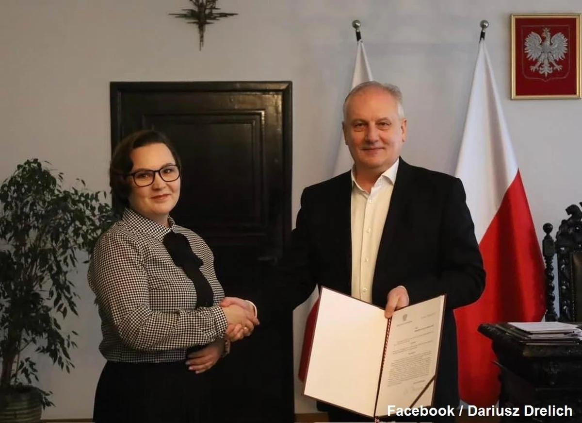 Weronika Chmielowiec od dziś pełni funkcję wójta gminy Pruszcz Gdański. Wojewoda pomorski Dariusz Drelich spotkał się z nową komisarz i wręczył jej powołanie – przekazał Pomorski Urząd Wojewódzki.