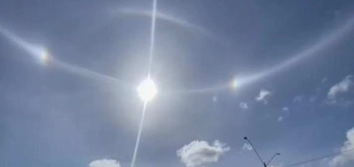 W położonym w północno-wschodniej Brazylii stanie Piaui w środę na niebie pojawiły się trzy "słońca". To niezwykle rzadkie zjawisko jest rezultatem tzw. słońca pobocznego.