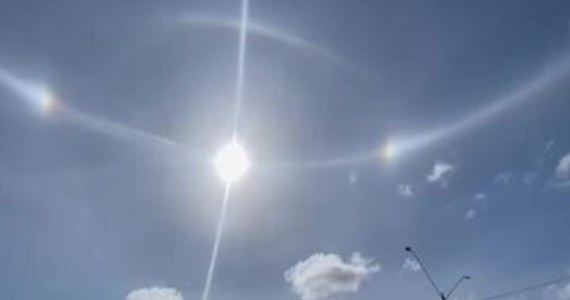 W położonym w północno-wschodniej Brazylii stanie Piaui w środę na niebie pojawiły się trzy "słońca". To niezwykle rzadkie zjawisko jest rezultatem tzw. słońca pobocznego.
