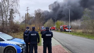 Pożar w Kędzierzynie-Koźlu. Eksplozja w magazynie z groźnymi substancjami