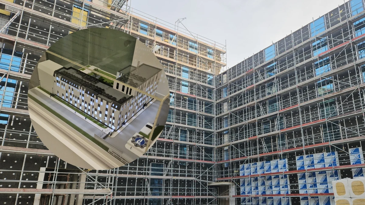 W Poznaniu powstaje najnowocześniejsze w Polsce laboratorium kryminalistyczne. W sześciokondygnacyjnym budynku znajdą się pomieszczenia dla ekspertów i biegłych z 13 dziedzin kryminalistyki, którzy na co dzień pomagają w rozwiązywaniu policyjnych spraw. W RMF FM sprawdzamy, jak wygląda postęp prac oraz przyglądamy się od środka pracy policyjnych ekspertów.