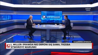 Miller o Morawieckim w "Gościu Wydarzeń": To taki świadek Jehowy jest