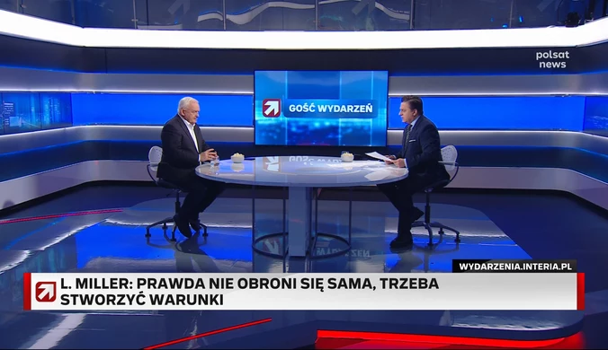 Miller o Morawieckim w "Gościu Wydarzeń": To taki świadek Jehowy jest