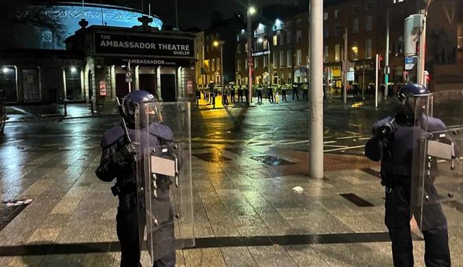Fala oburzenia w Dublinie. Zamieszki po ataku nożownika