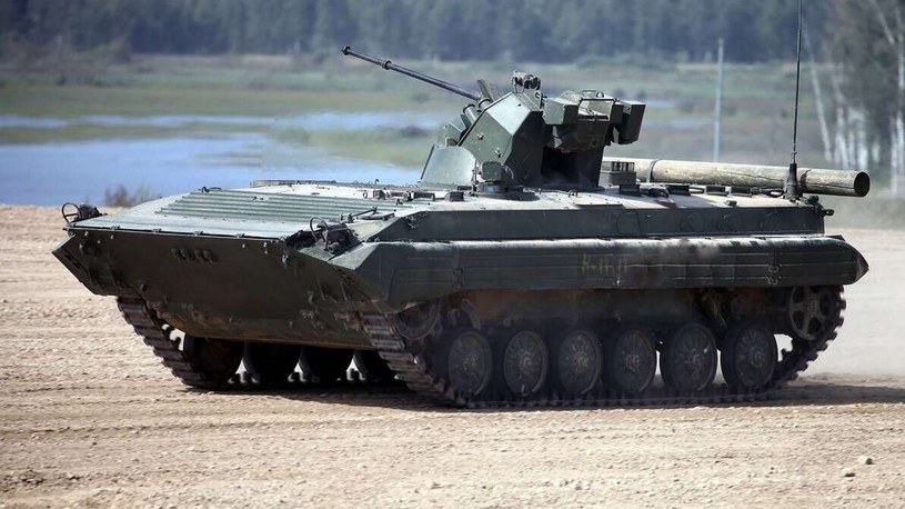 W bitwie o Awdijiwkę, Rosjanie uciekając w popłochu porzucili swój najnowszy udoskonalony bojowy wóz piechoty BMP-1AM Basurmanin.