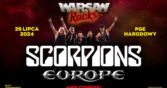 Już 26 lipca na PGE Narodowym w Warszawie odbędzie się pierwsza edycja cyklu Warsaw Rocks! Na jednej scenie wystąpią m.in. Scorpions i Europe, a kolejni artyści i zespoły zostaną ogłoszeni już wkrótce!