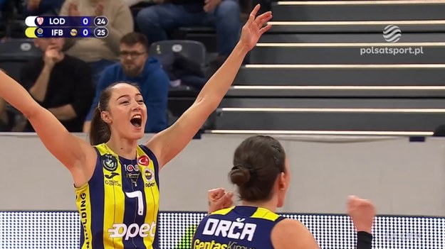 Skrót meczu Grot Budowlani Łódź – Fenerbahce Opet Stambuł 0:3 (24:26, 18:25, 19:25) - siatkówka; grupa C Liga Mistrzyń 2023/2024.

