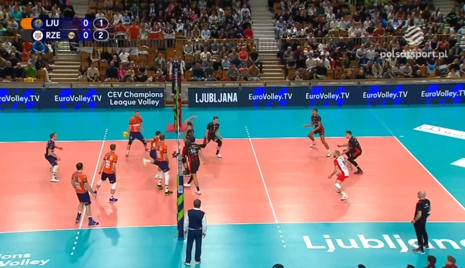 LM siatkarzy: ACH Volley Lublana – Asseco Resovia 0:3. Skrót meczu. WIDEO