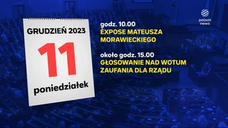 "Wydarzenia": Dwa expose jednego dnia? Taki scenariusz może nas czekać w Sejmie 11 grudnia