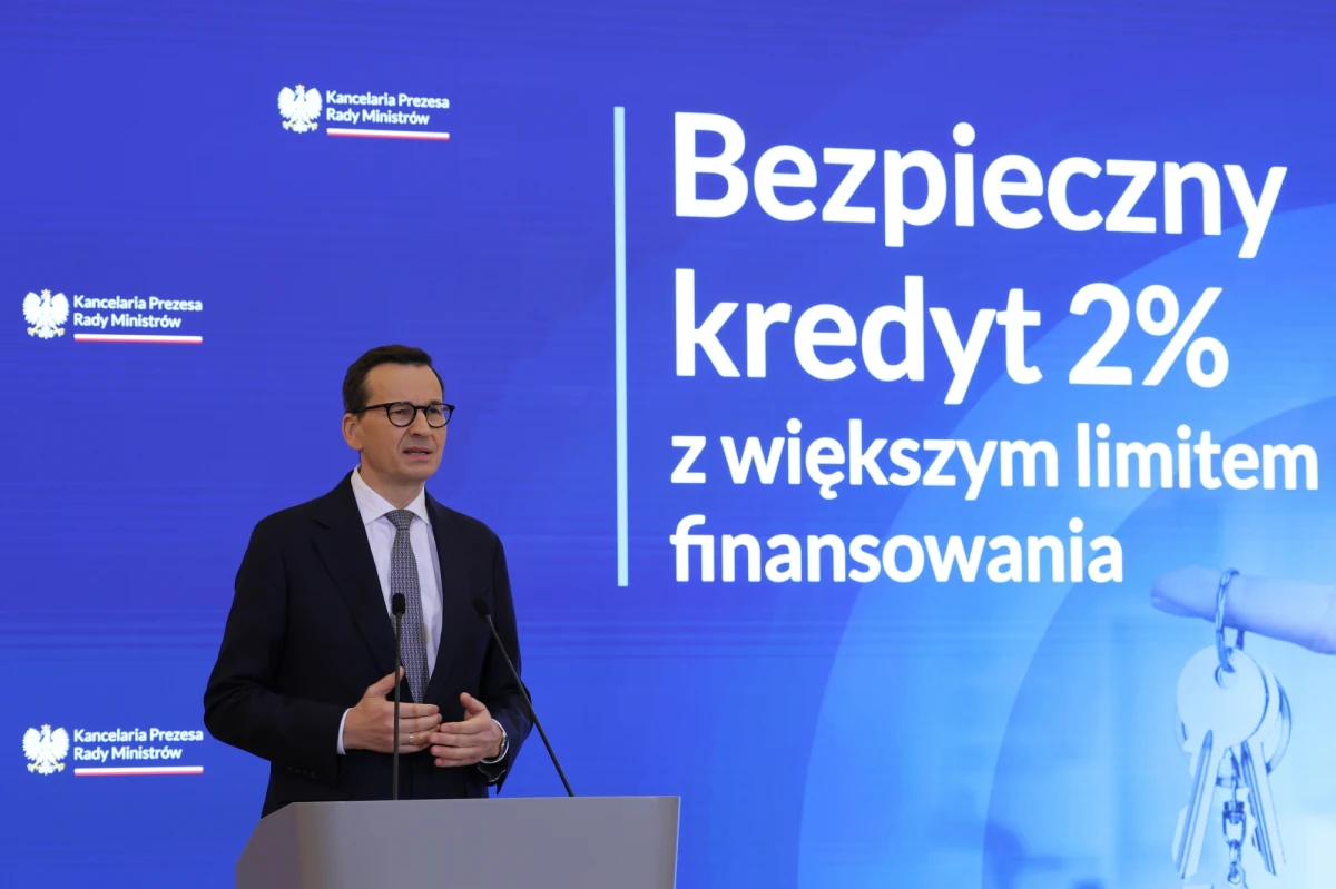 Rząd chce zwiększyć finansowanie programu "Bezpieczny kredyt 2 proc." - poinformował na konferencji prasowej premier Mateusz Morawiecki.