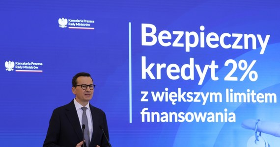 Rząd chce zwiększyć finansowanie programu "Bezpieczny kredyt 2 proc." - poinformował na konferencji prasowej premier Mateusz Morawiecki.