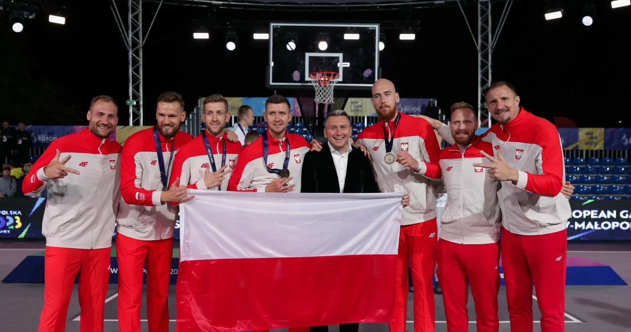 Polscy koszykarze 3x3 podczas igrzysk europejskich