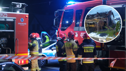 Pożar domu letniskowego w Mielenku. Zginęła jedna osoba