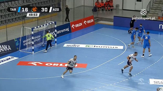 Skrót meczu 14. kolejki ORLEN Superligi Grupa Azoty Unia Tarnów - Azoty-Puławy 21:37 (11:16).

