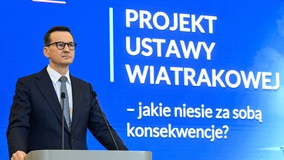 Morawiecki o wiatrakach: Domagamy się komisji śledczej ws. "lex Kloska"