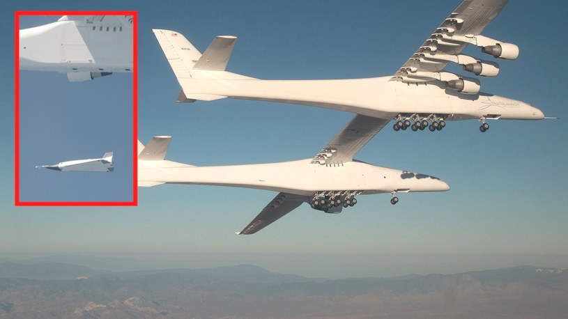 Stratolaunch, czyli największy samolot świata, pod względem rozpiętości skrzydeł, powrócił w przestworza i niebawem będzie wyrzutnią dla hipersonicznych pojazdów jądrowych.