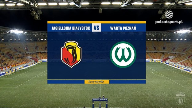 Jagiellonia Białystok - Warta Poznań 2:0 (0:0). Awans: Jagiellonia.

 

Bramki: 1:0 Jesus Imaz (63-głową), 2:0 Nene (75).

 

Żółte kartki: Adrian Dieguez, Jose Naranjo - Dawid Szymonowicz, Kajetan Szmyt.

 

Sędzia: Paweł Raczkowski (Warszawa). Widzów: 3897.

Fortuna Puchar Polski oglądaj w Polsat Sport oraz na  Polsat BOX Go   Oglądaj wygodnie gdziekolwiek chcesz: na komputerze, na tablecie, na smartfonie, na Smart TV.
W tekście zawarto link serwisu partnerskiego
