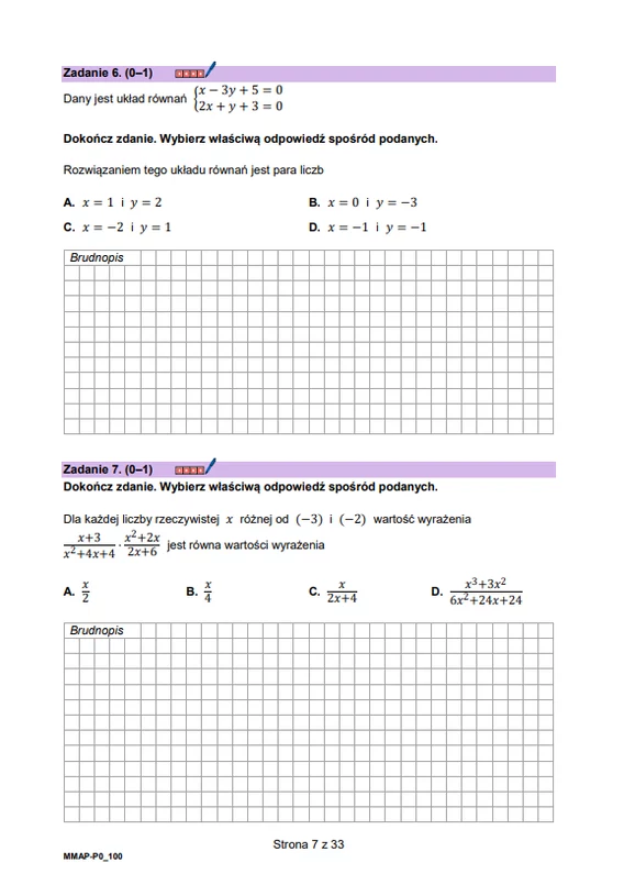 Matura Próbna 2024. Matematyka: Arkusz CKE Z Zadaniami - Wydarzenia W ...