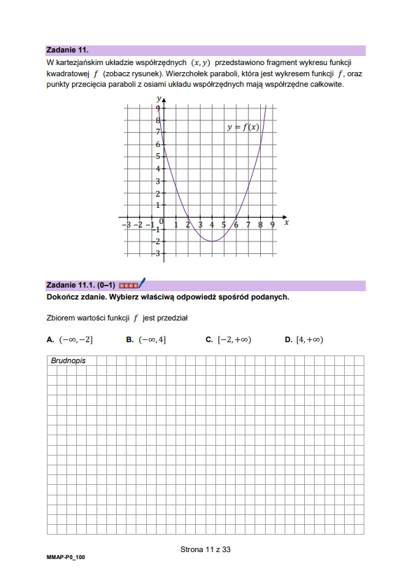 Arkusz CKE - matura próbna z matematyki 