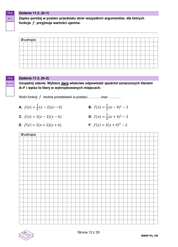 Arkusz CKE - matematyka, matura próbna 